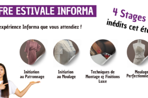 FORMATION COURTE MOULAGE PATRONNAGE COUTURE